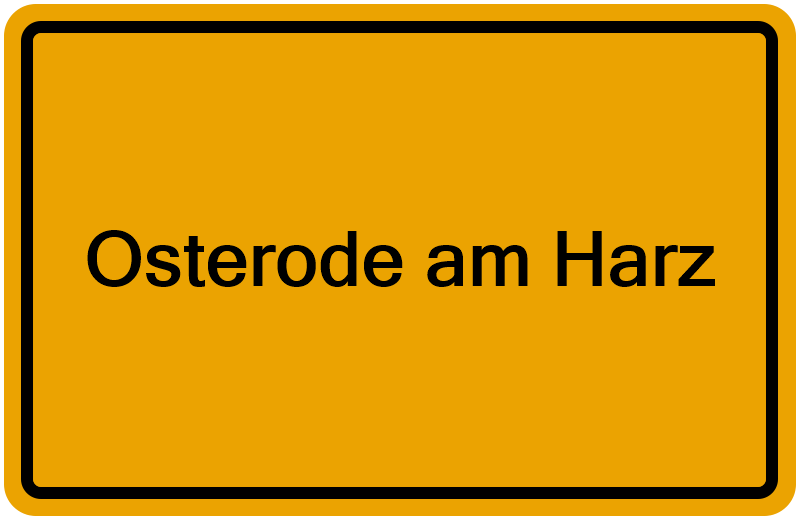 Handelsregister Osterode am Harz